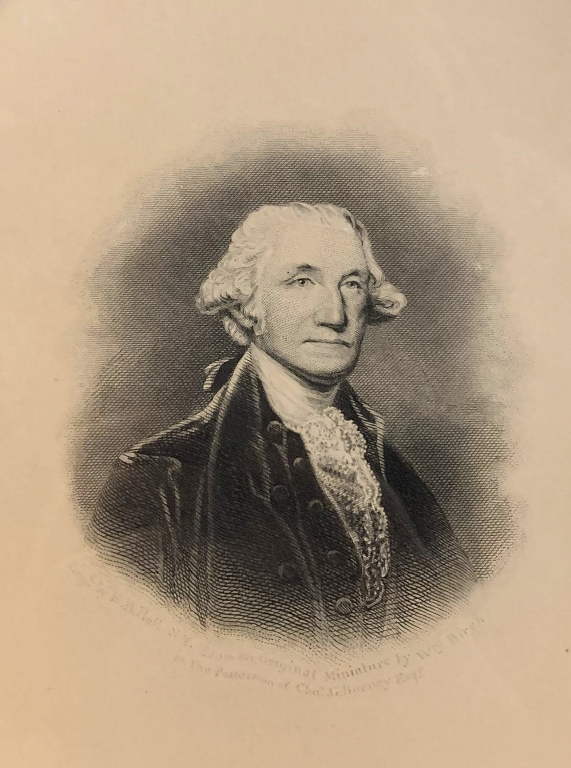 George Washington Engraving by H. B. Hall, after William Birch - The Great Republic