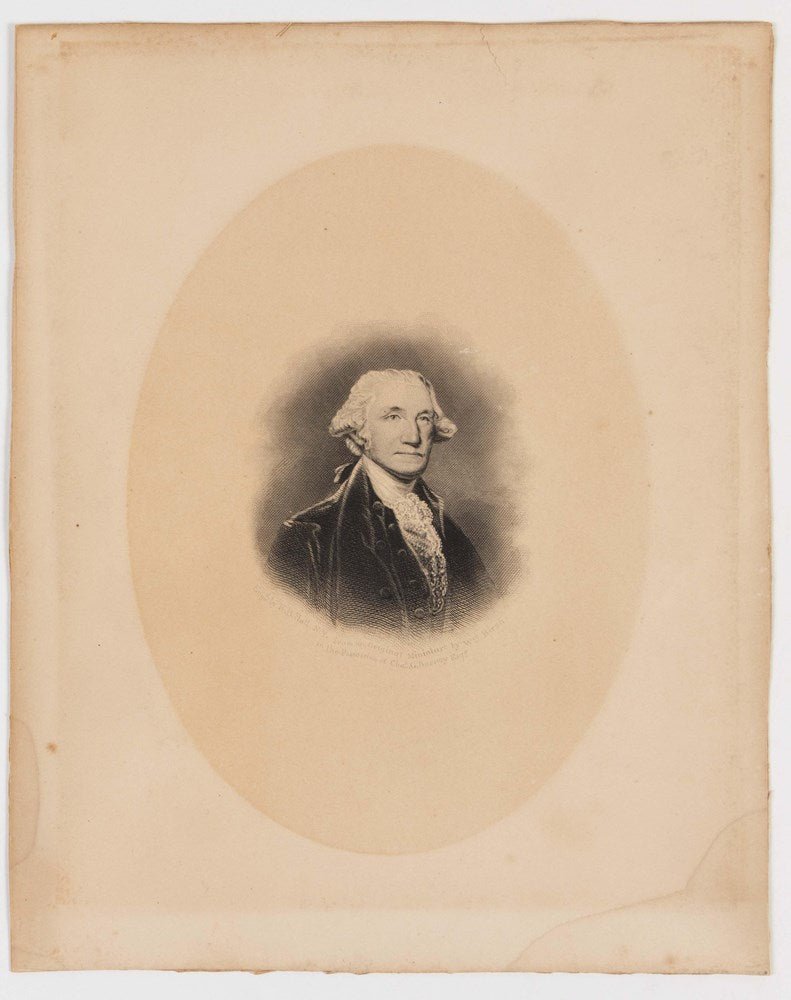 George Washington Engraving by H. B. Hall, after William Birch - The Great Republic