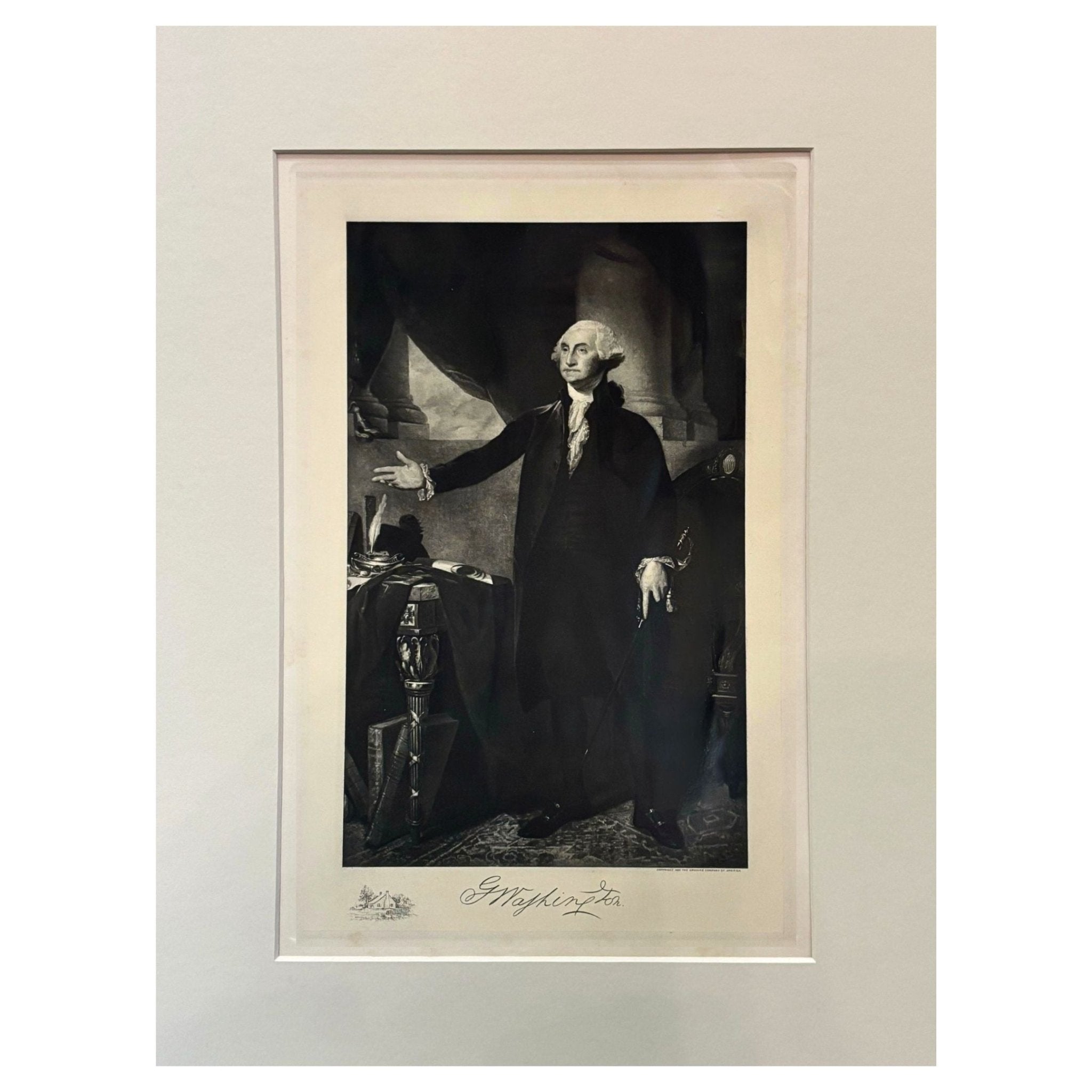 George Washington Photogravure, after Gilbert Stuart, 1901 - The Great Republic