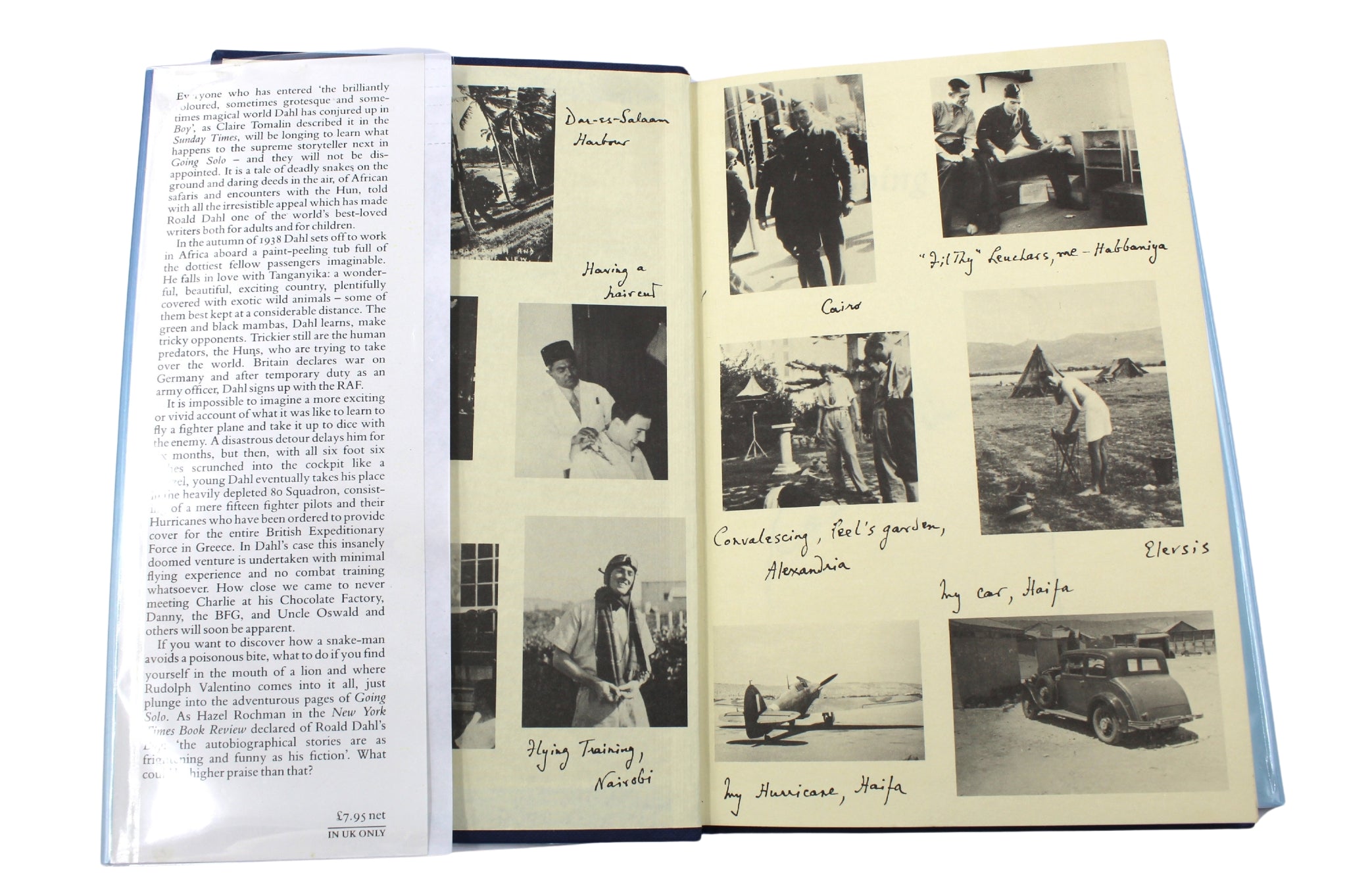 Going Solo, Signed by Roald Dahl, First Edition in Original Dust Jacket, 1986 - The Great Republic