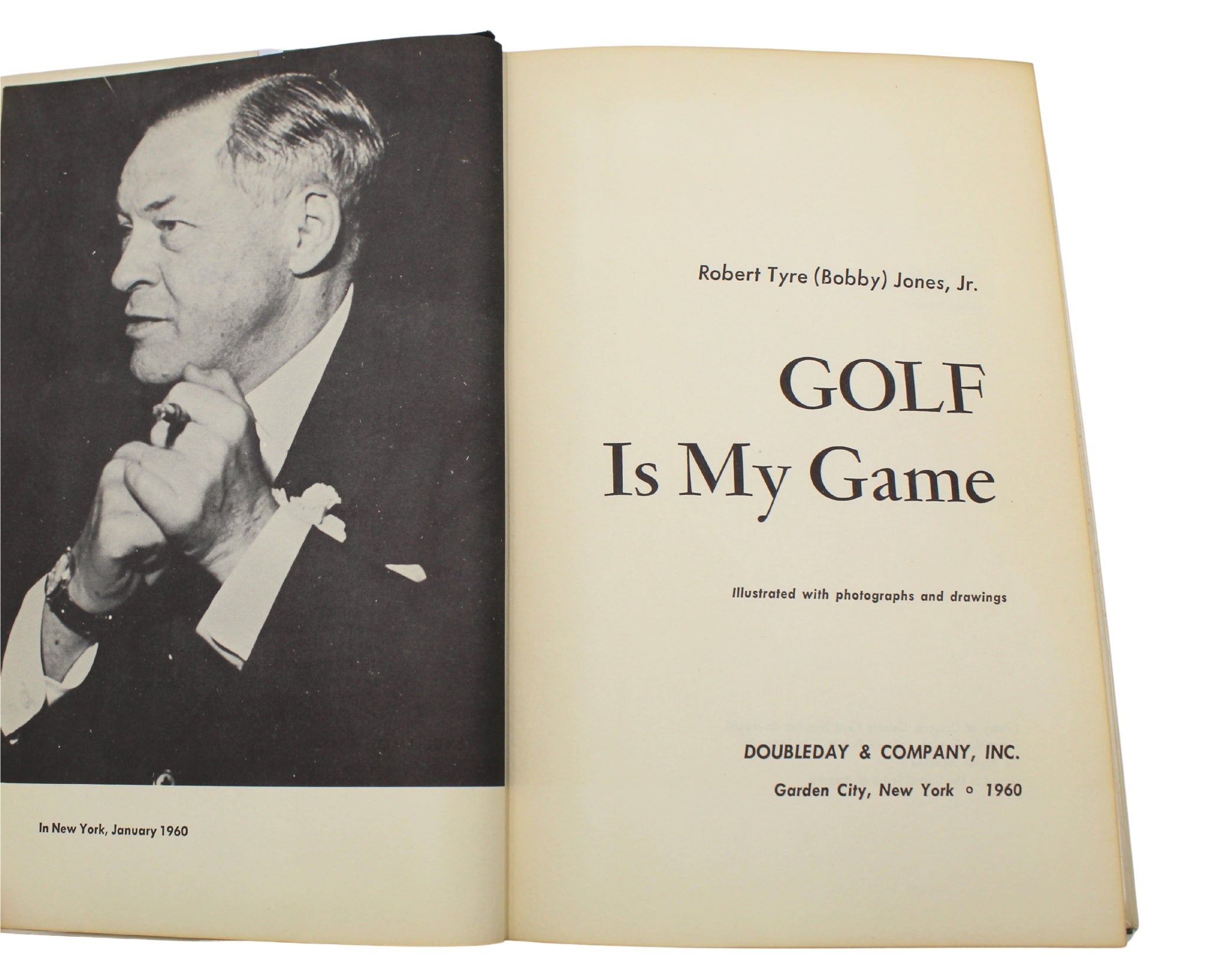 Golf is My Game, Signed by Bobby Jones, Second Edition, 1960 - The Great Republic