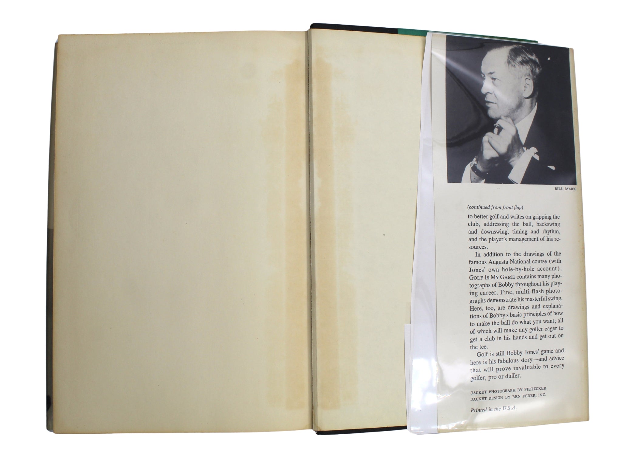 Golf is My Game, Signed by Bobby Jones, Second Edition, 1960 - The Great Republic