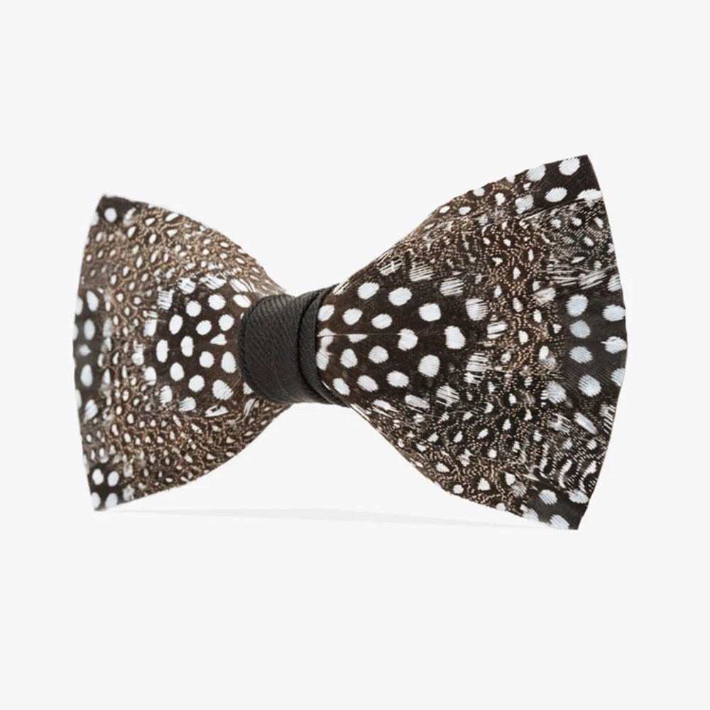 Guinea Feather Bow Tie - The Great Republic