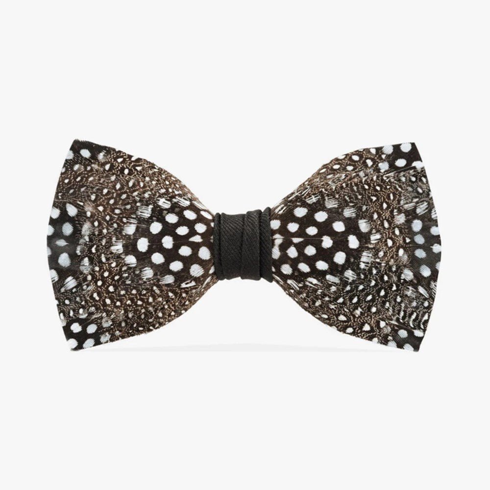 Guinea Feather Bow Tie - The Great Republic
