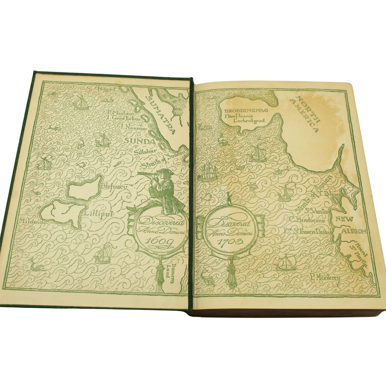Gulliver's Travels, Arranged in Three Parts from the Original of Jonathan Swift by M. Dodge Holmes, Illustrated by Edwin J. Prittie, 1930 - The Great Republic
