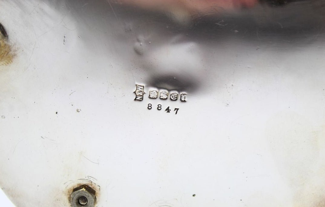 Hallmarked Sheffield Silver and Glass Cricket - Themed Sugar Jar, Circa 1900 - The Great Republic