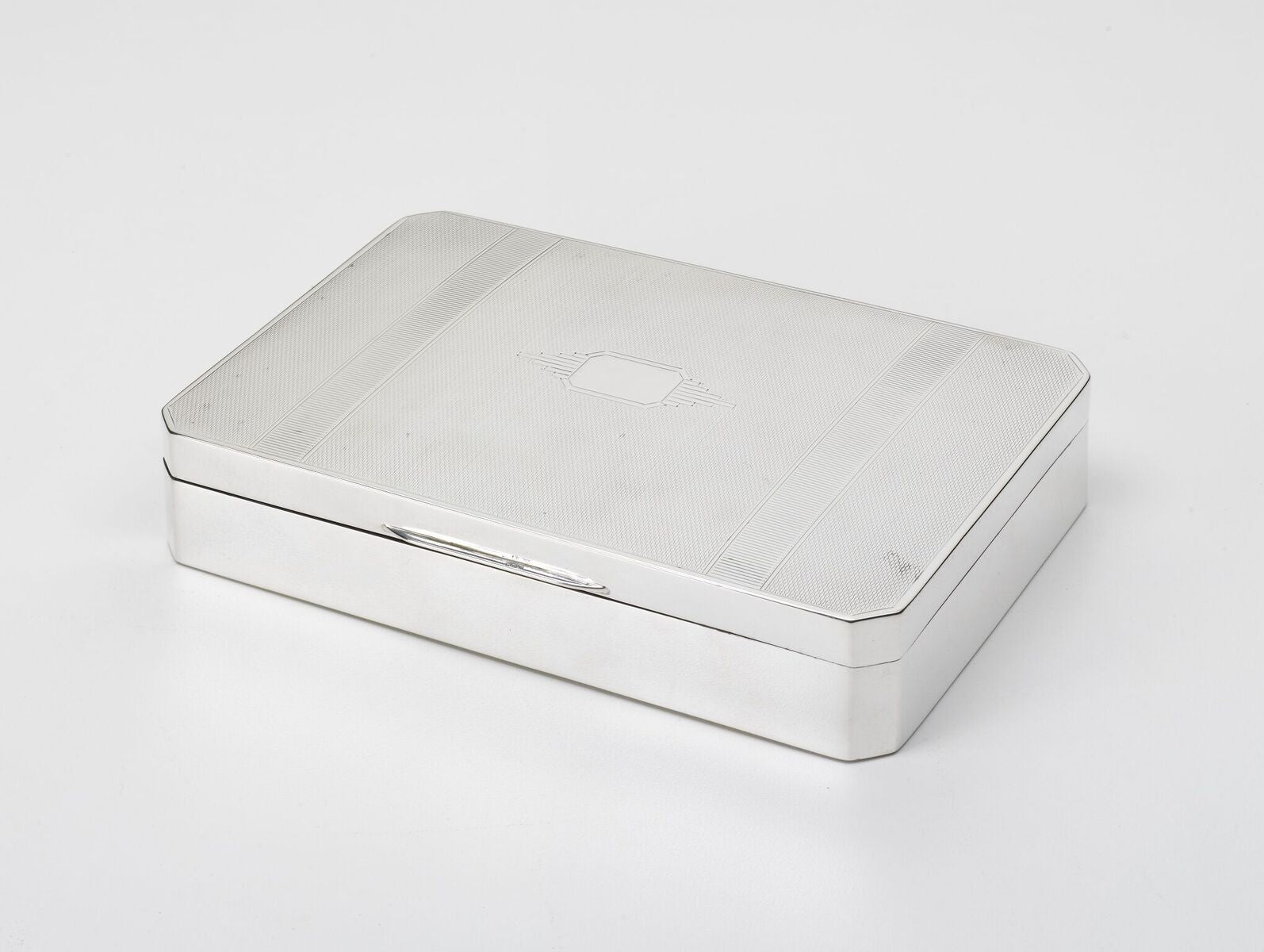 Hallmarked Silver Plated Keepsake Box - Sheffield, UK, Circa 1900 - The Great Republic
