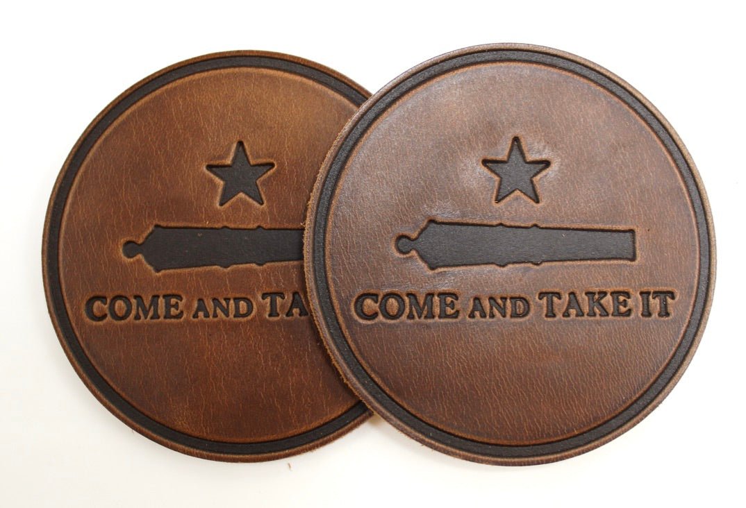 Handcrafted Leather Coasters - The Great Republic