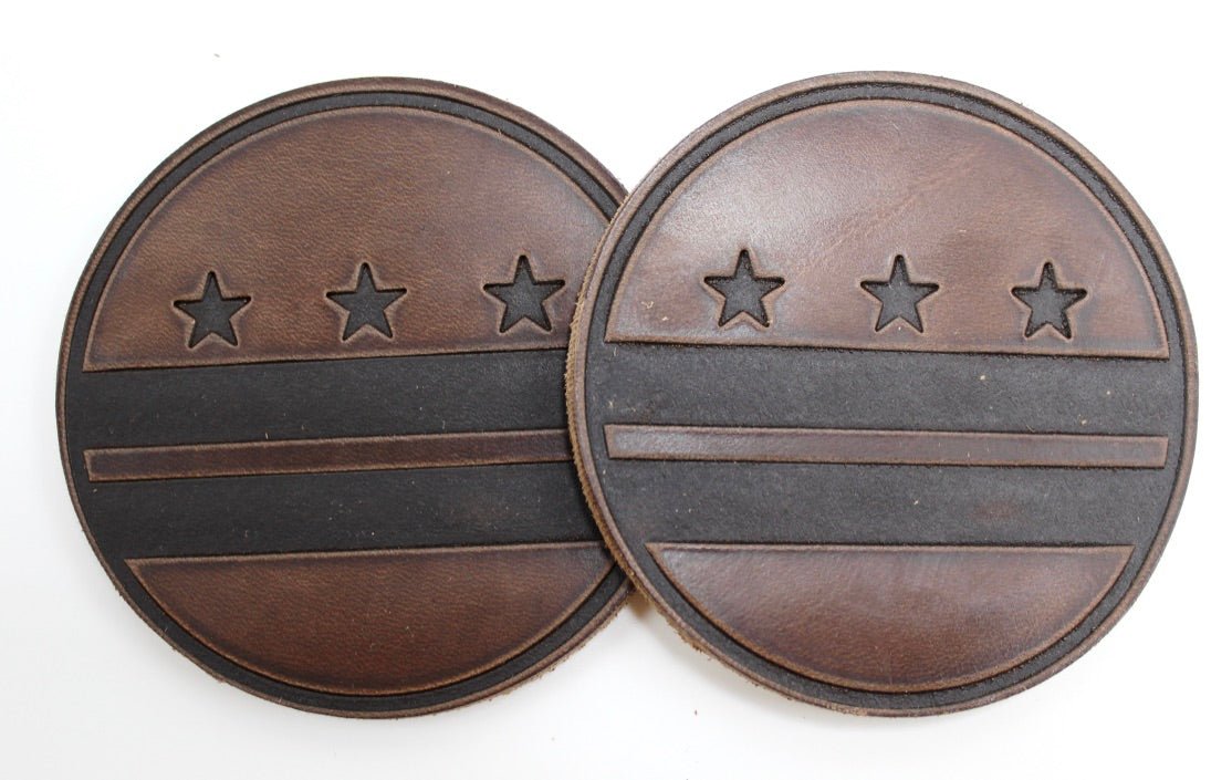 Handcrafted Leather Coasters - The Great Republic