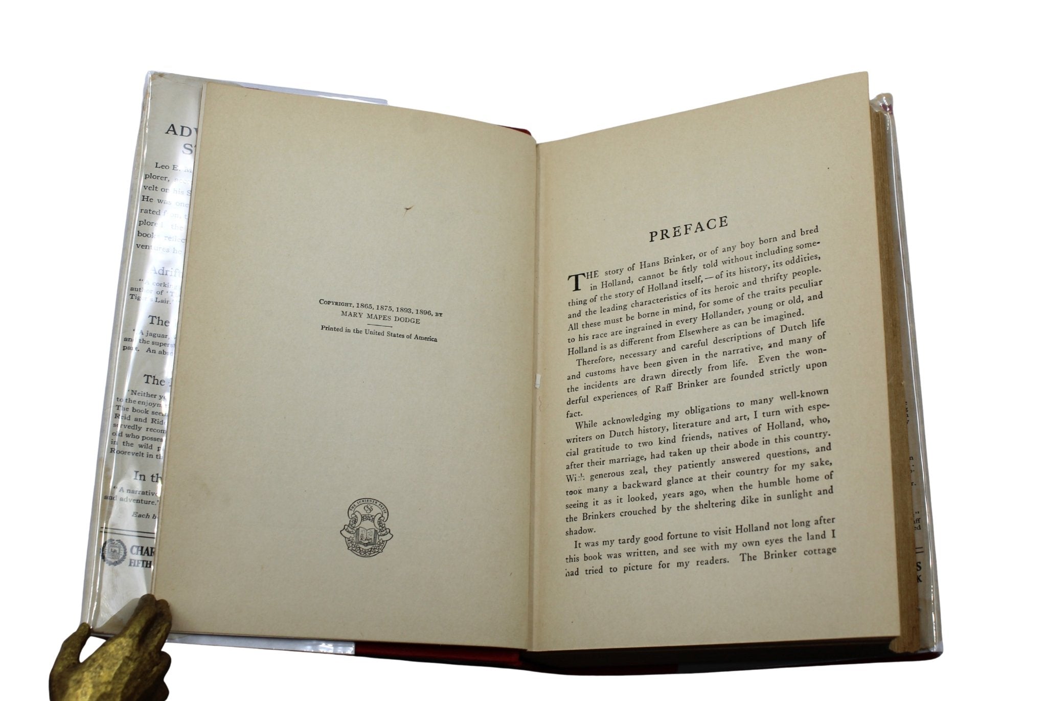 Hans Brinker, Or, The Silver Skates by Mary Mapes Dodge, Illustrated by Allen B. Doggett, 1925 - The Great Republic