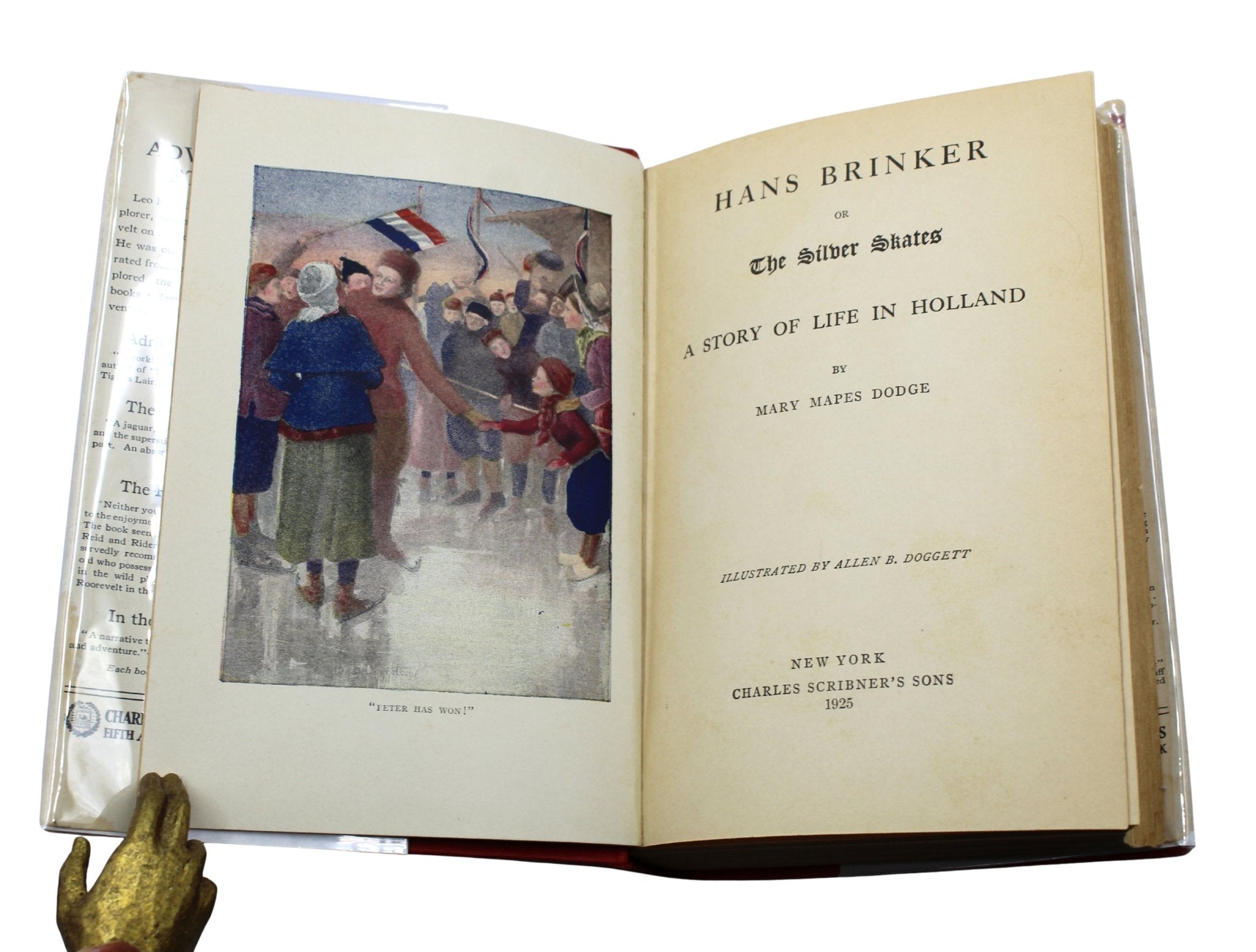Hans Brinker, Or, The Silver Skates by Mary Mapes Dodge, Illustrated by Allen B. Doggett, 1925 - The Great Republic