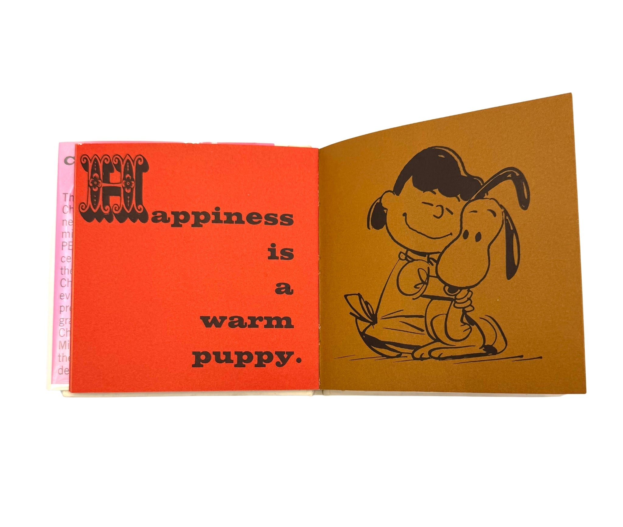 Happiness is a Warm Puppy by Charles M. Schulz, First Edition, Second Issue in Original Dust Jacket, 1962 - The Great Republic