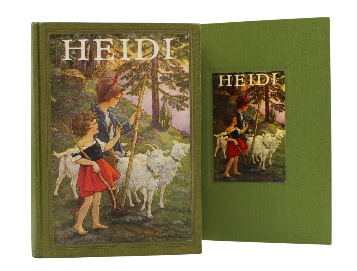 Heidi by Johanna Spyri, Edited by Adeline B. Zachert, Illustrated by Clara M. Burd, 1924 - The Great Republic