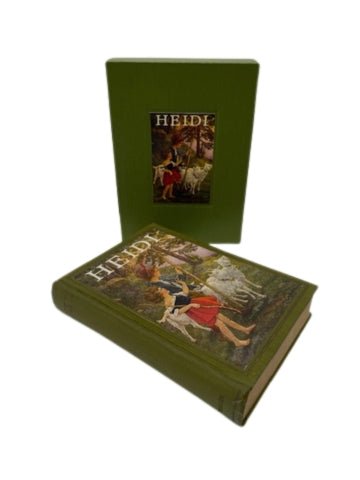 Heidi by Johanna Spyri, Edited by Adeline B. Zachert, Illustrated by Clara M. Burd, 1924 - The Great Republic