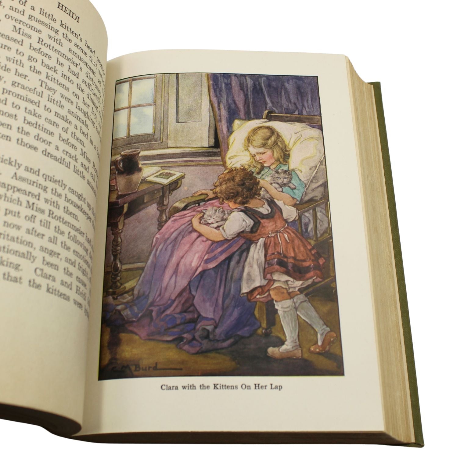 Heidi by Johanna Spyri, Edited by Adeline B. Zachert, Illustrated by Clara M. Burd, 1924 - The Great Republic