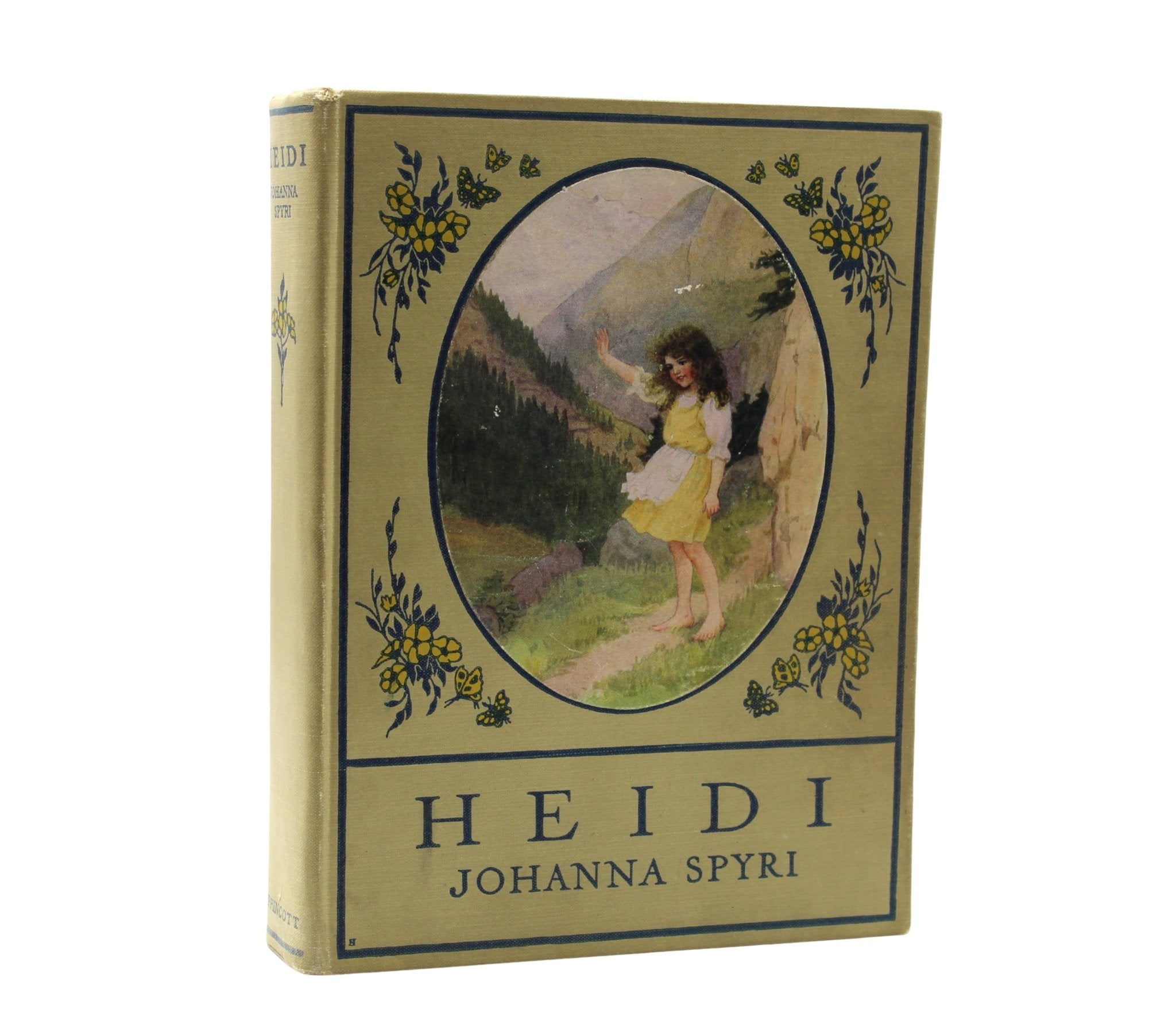 Heidi by Johanna Spyri, Translated by Elisabeth P. Stork, Illustrated by Maria L. Kirk, Gift Edition, 1919 - The Great Republic