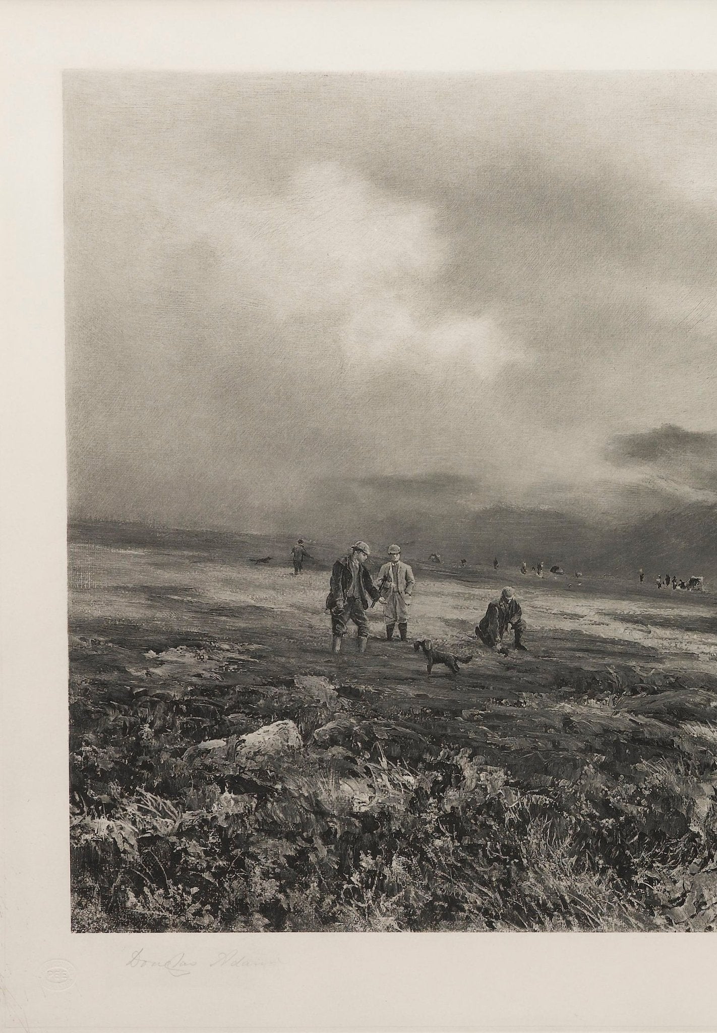 Hunting Scene Signed by Douglas Adams, AP 1/300, Late 19th Century - The Great Republic