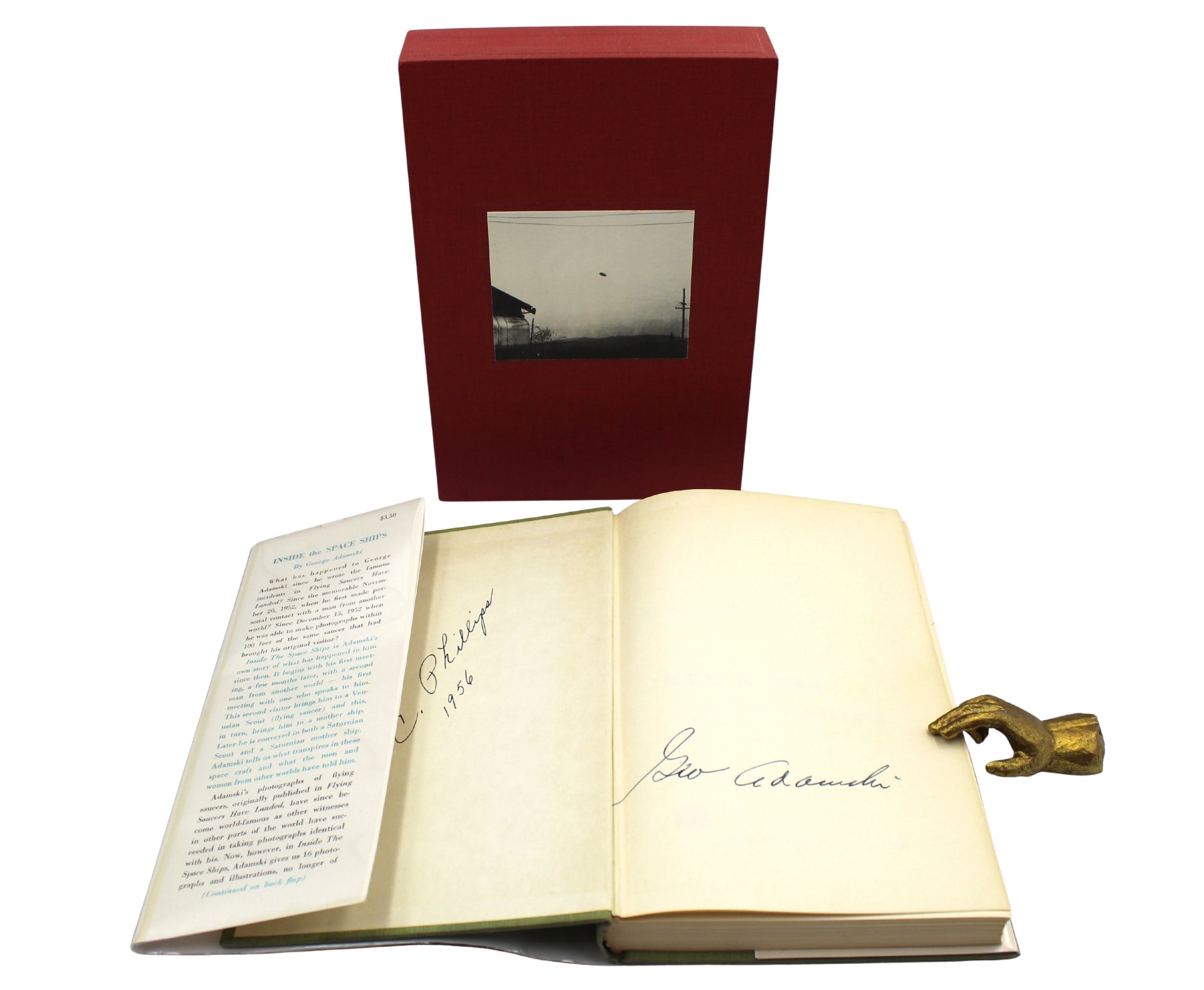 Inside the Space Ships, Signed by George Adamski, First Edition, Third Printing, 1955 - The Great Republic