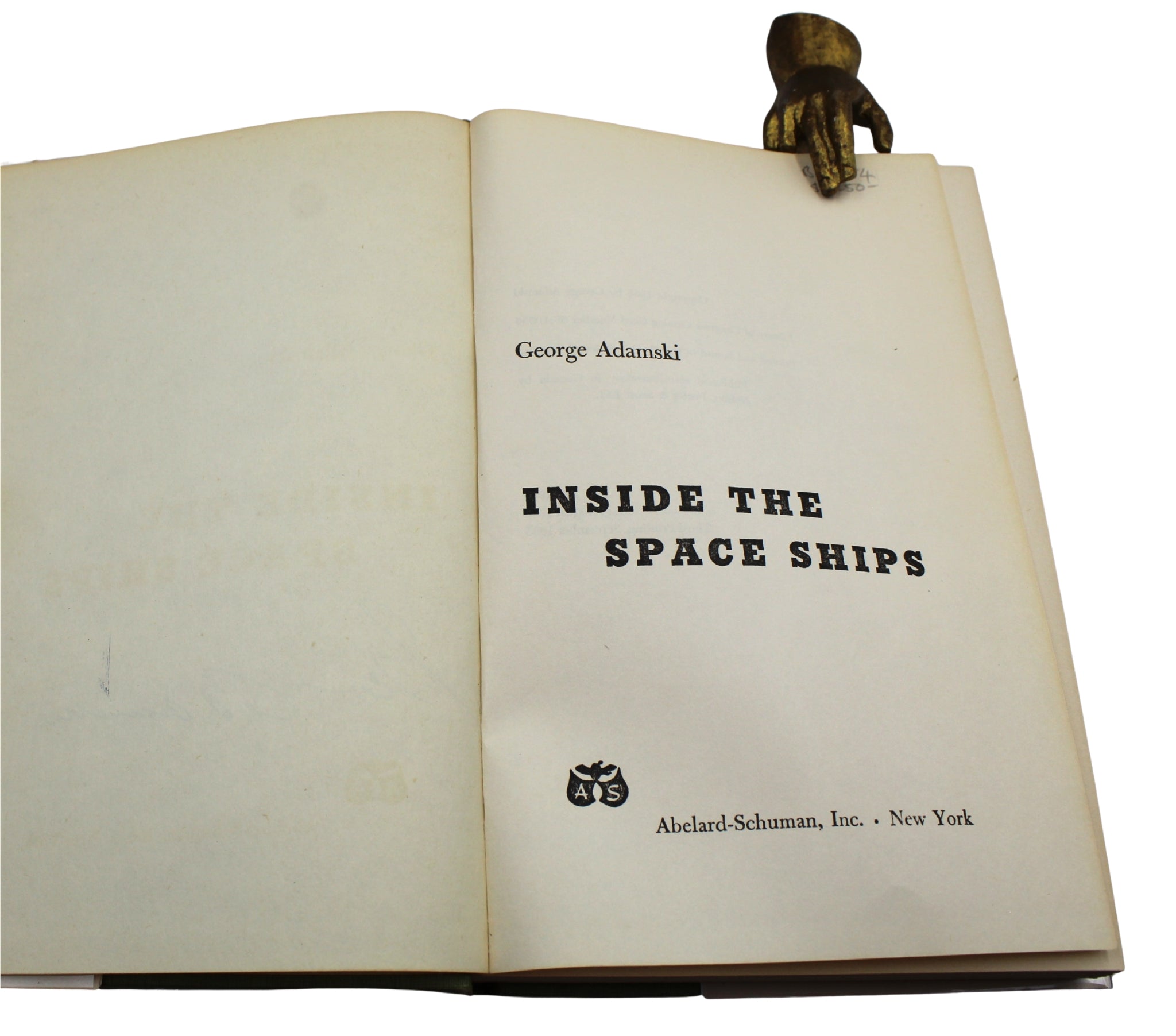 Inside the Space Ships, Signed by George Adamski, First Edition, Third Printing, 1955 - The Great Republic