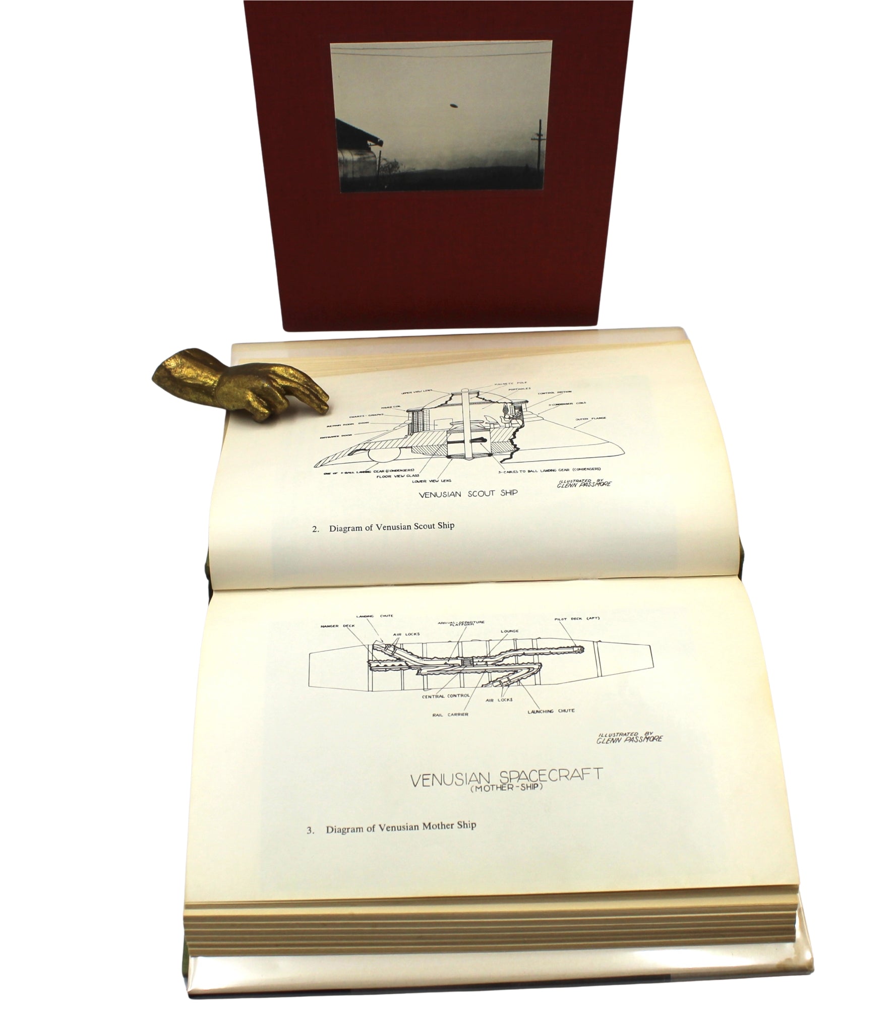 Inside the Space Ships, Signed by George Adamski, First Edition, Third Printing, 1955 - The Great Republic