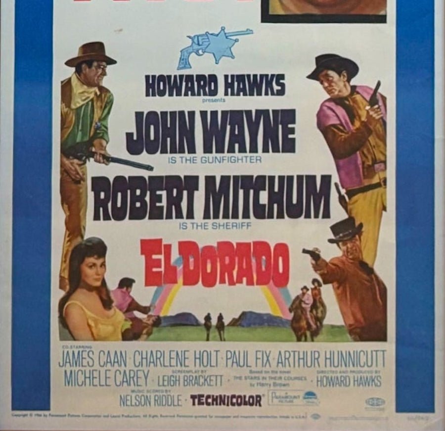 "It's the Big One With the Big Two! El Dorado" Vintage Movie Poster, 1966 - The Great Republic