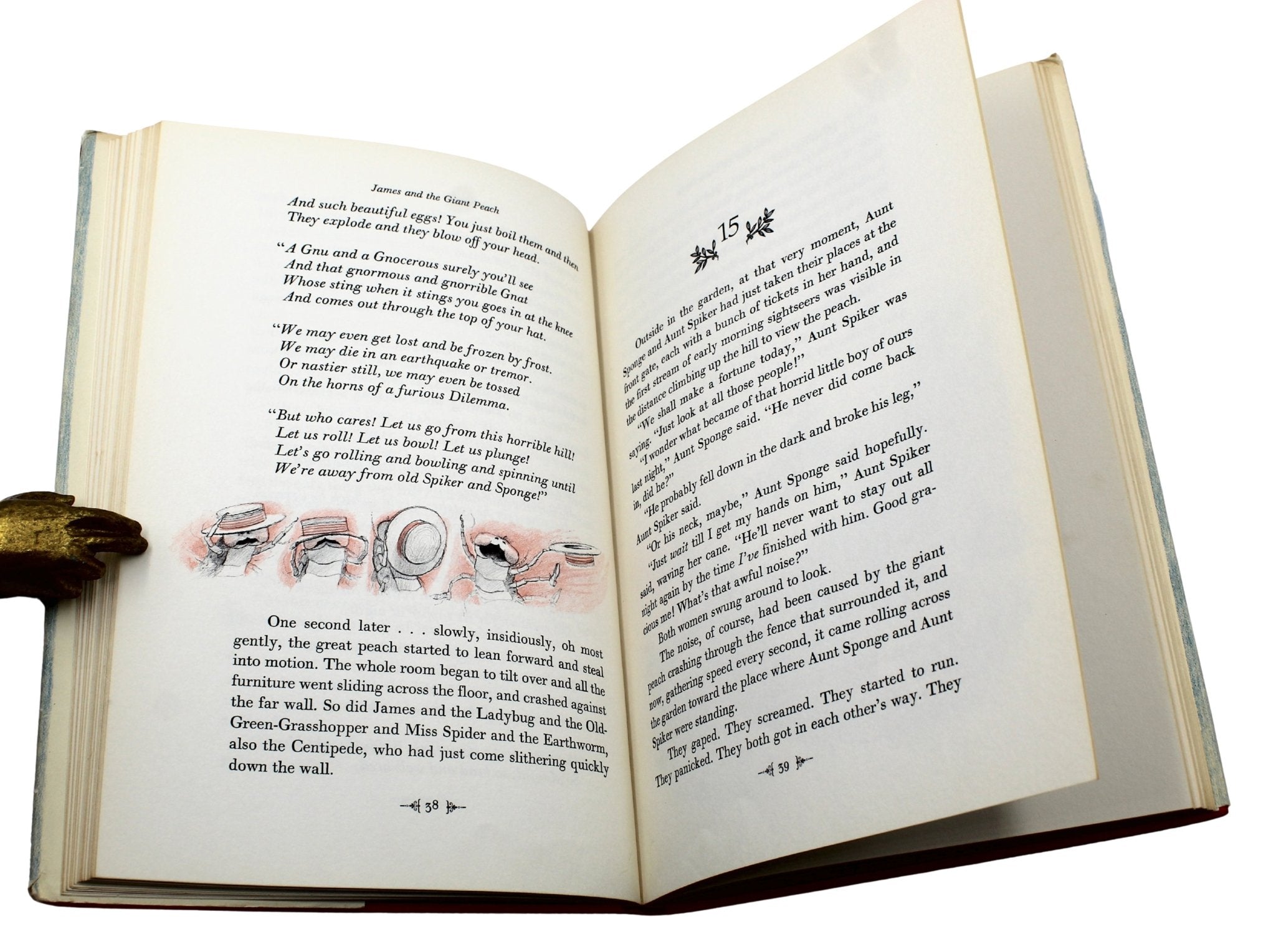 James and the Giant Peach by Roald Dahl, Illustrated by Nancy Ekholm Burkert, First Edition, Second Printing, 1961 - The Great Republic