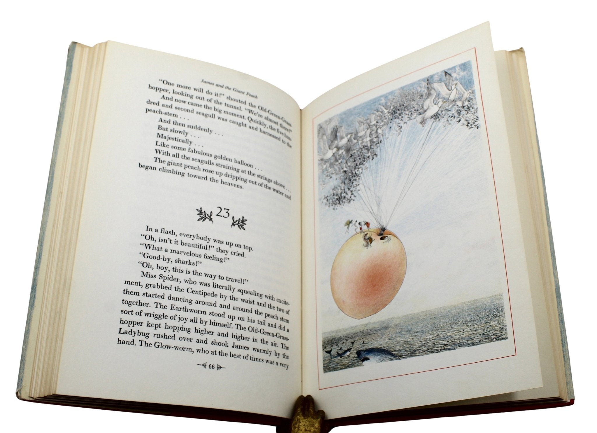James and the Giant Peach by Roald Dahl, Illustrated by Nancy Ekholm Burkert, First Edition, Second Printing, 1961 - The Great Republic