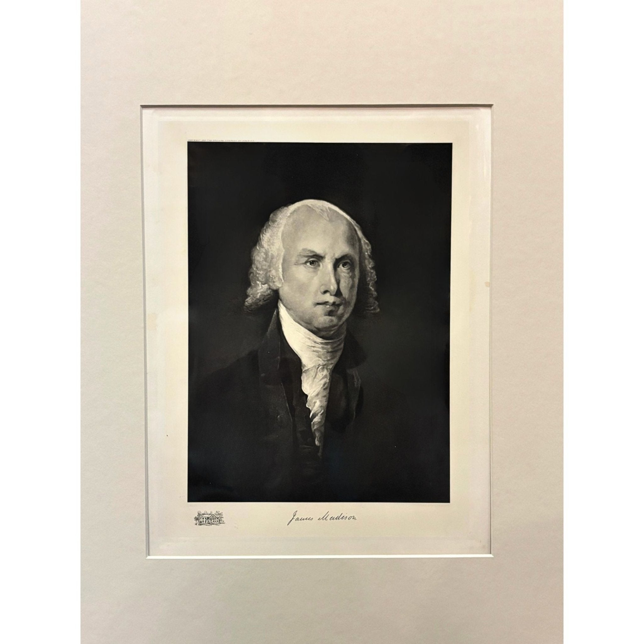 James Madison Photogravure, 1901 - The Great Republic
