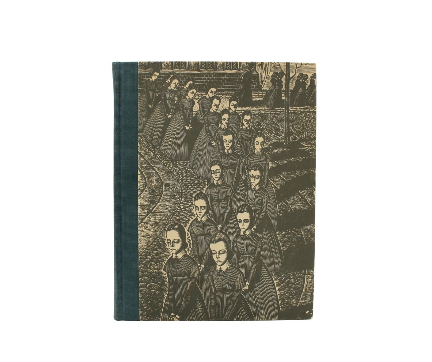 Jane Eyre by Charlotte Bronte and Wuthering Heights by Emily Bronte, Illustrated by Fritz Eichenberg, Two Volume Set, 1943 - The Great Republic