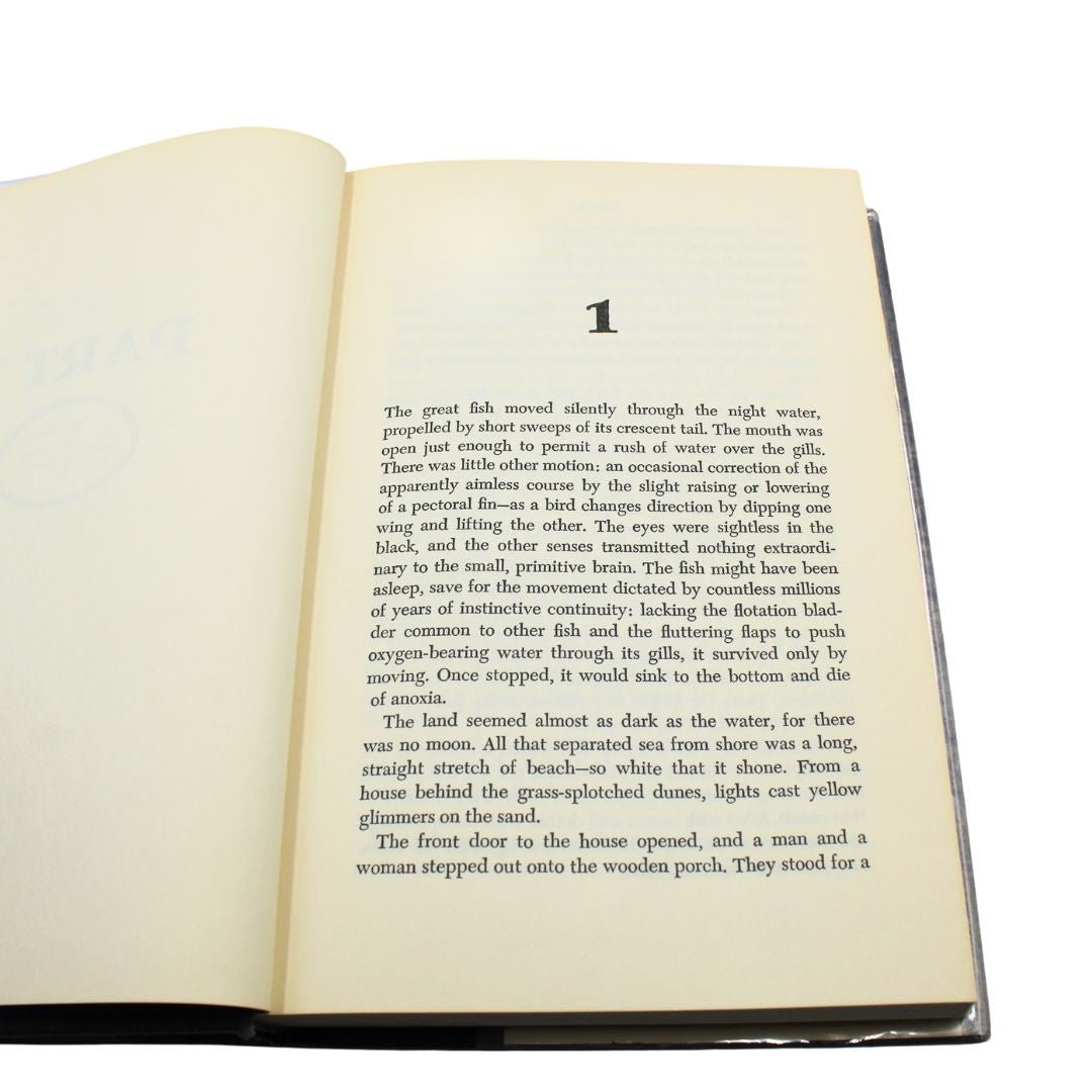 Jaws by Peter Benchley, First Edition with Dust Jacket, 1974 - The Great Republic