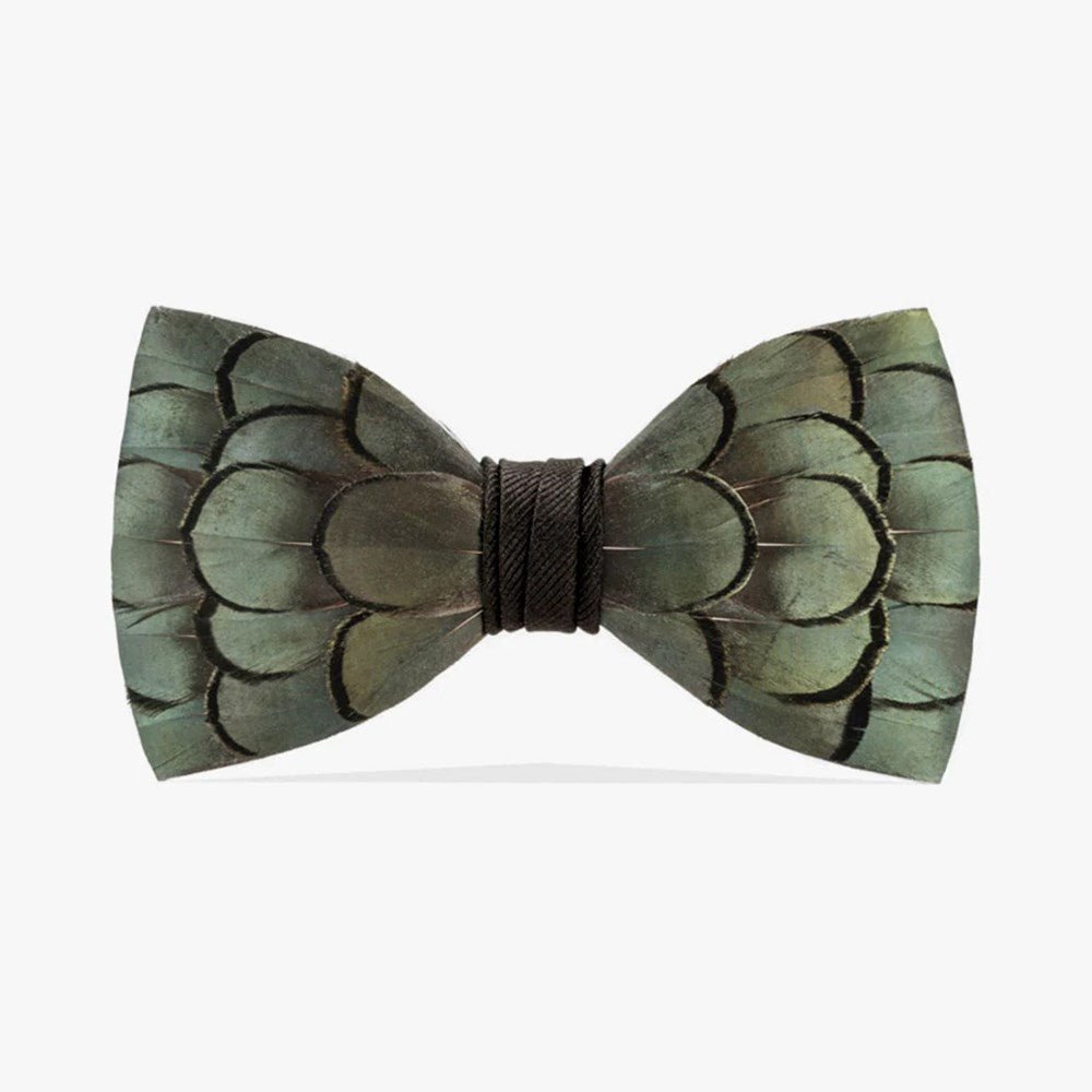Jeffery Feather Bow Tie - The Great Republic