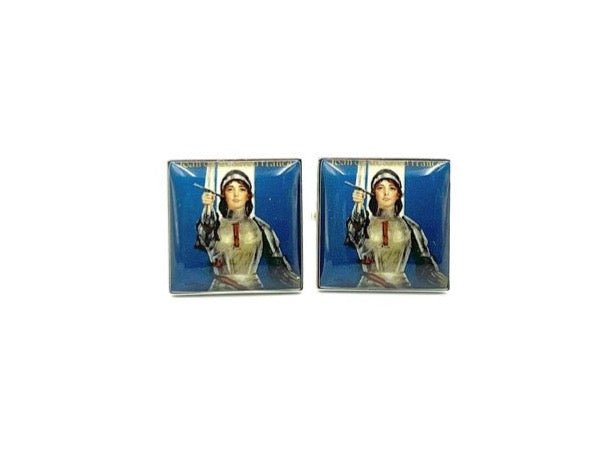 Joan of Arc WWI Poster Cufflinks - The Great Republic
