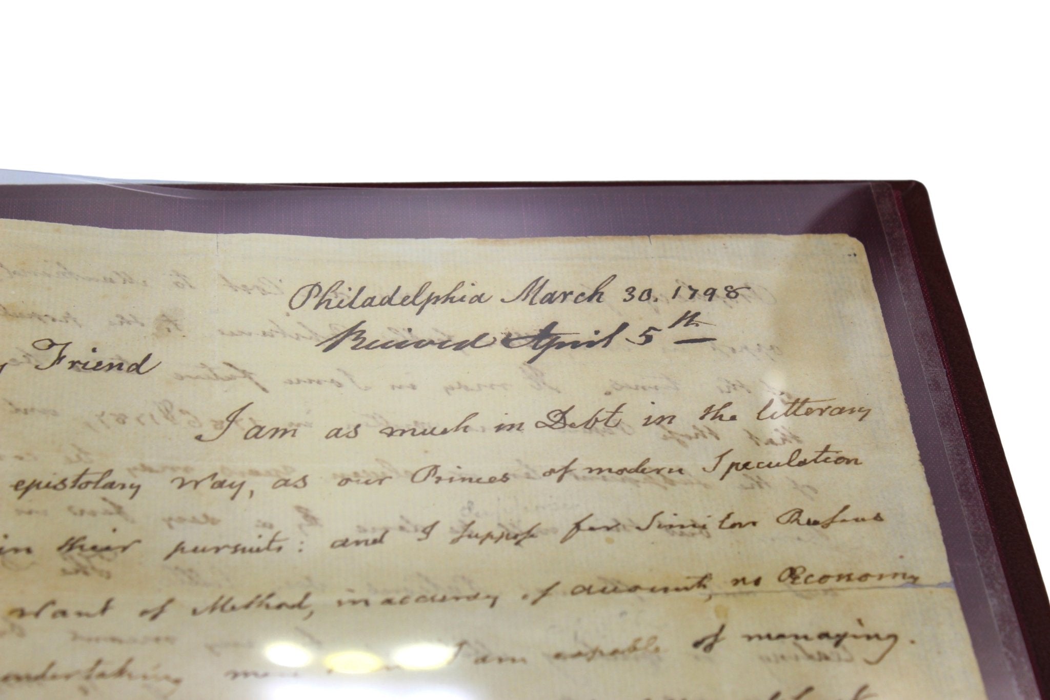 John Adams Letter Signed, to Tristam Dalton, March 30, 1798 - The Great Republic