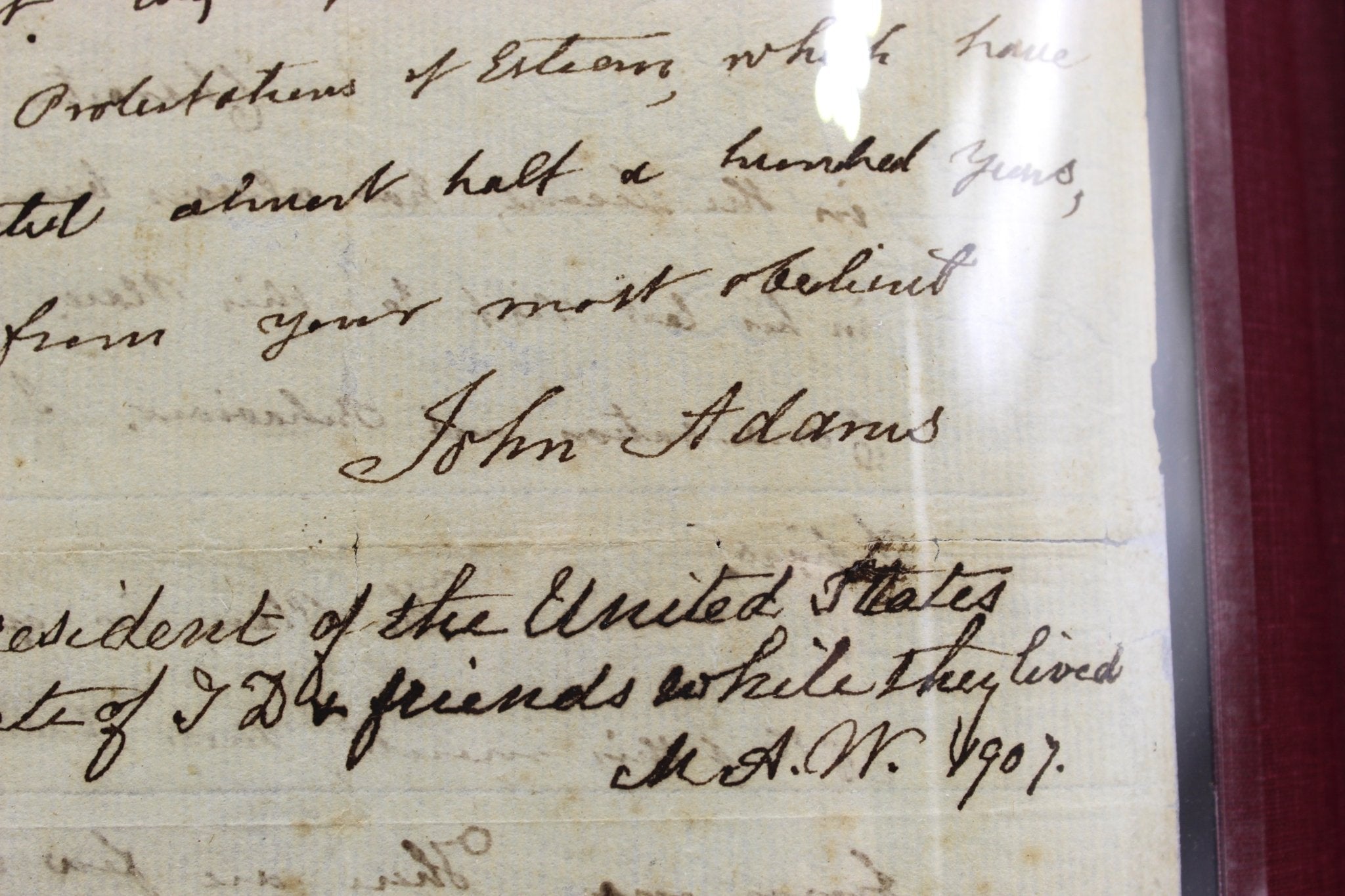John Adams Letter Signed, to Tristam Dalton, March 30, 1798 - The Great Republic