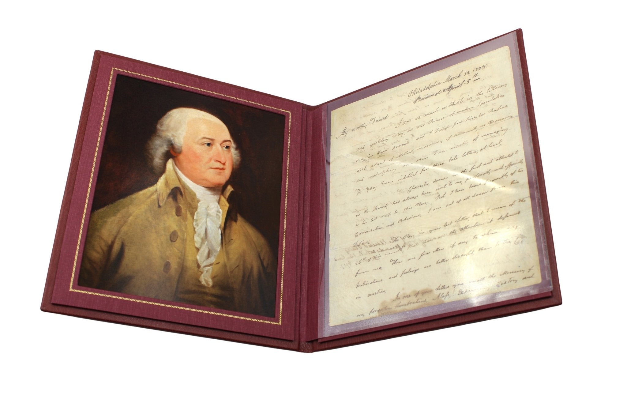 John Adams Letter Signed, to Tristam Dalton, March 30, 1798 - The Great Republic