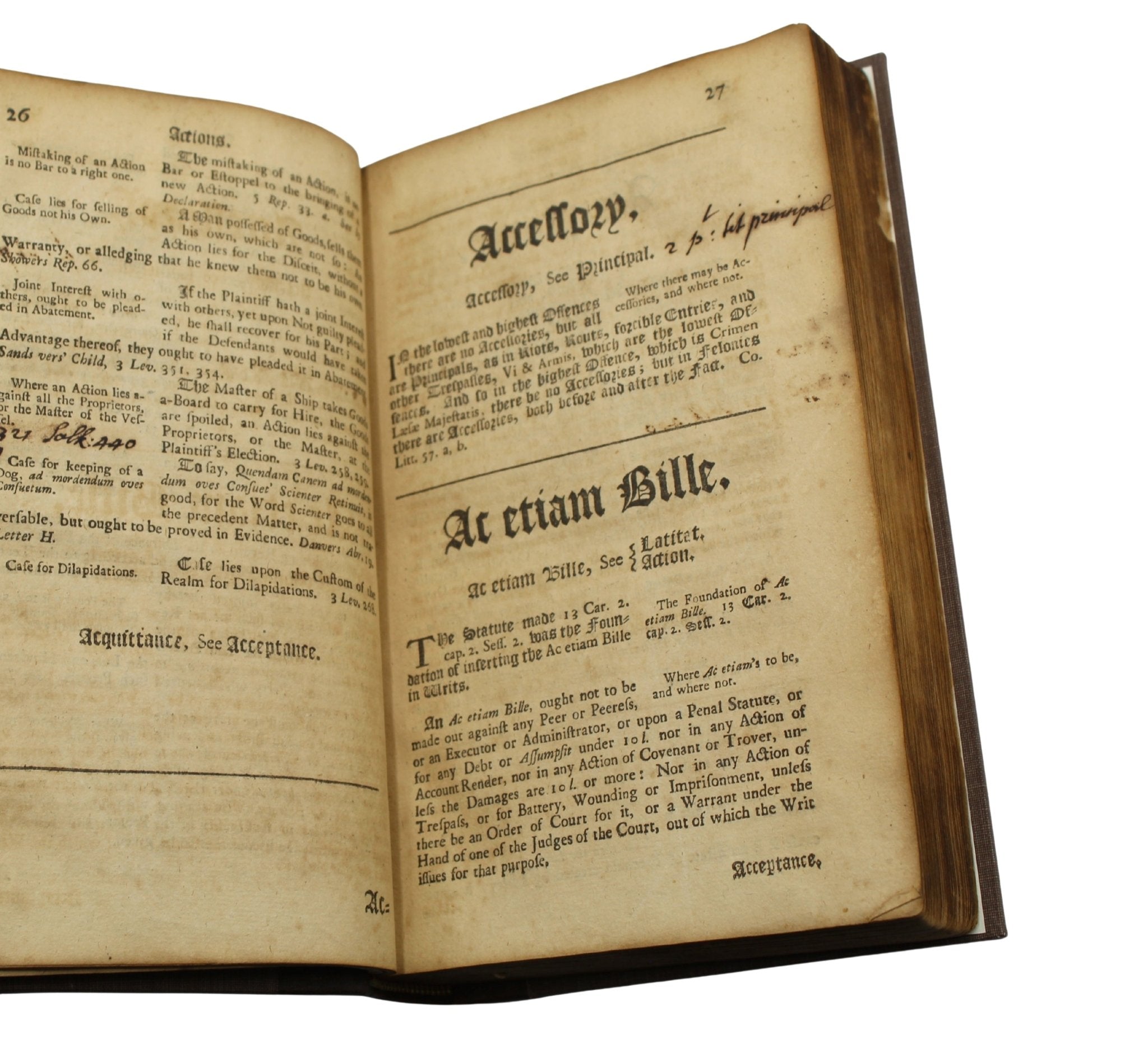 John Jay's Signed Copy of A Continuation of the Practical Register, In Two Parts, by John Lilly, 1710 - The Great Republic