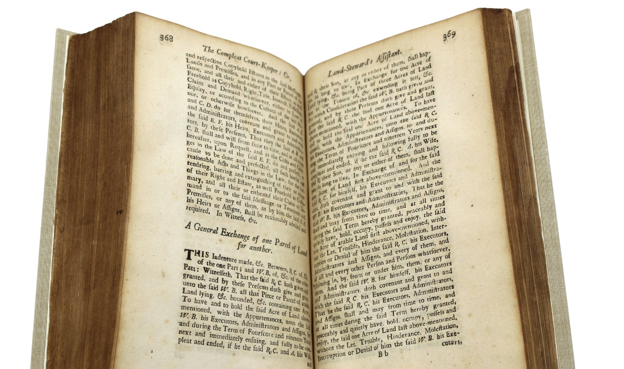 John Jay's Signed Copy of The Compleat Court Keeper; or, Land - Steward’s Assistant by Giles Jacob, Second Edition, 1715 - The Great Republic