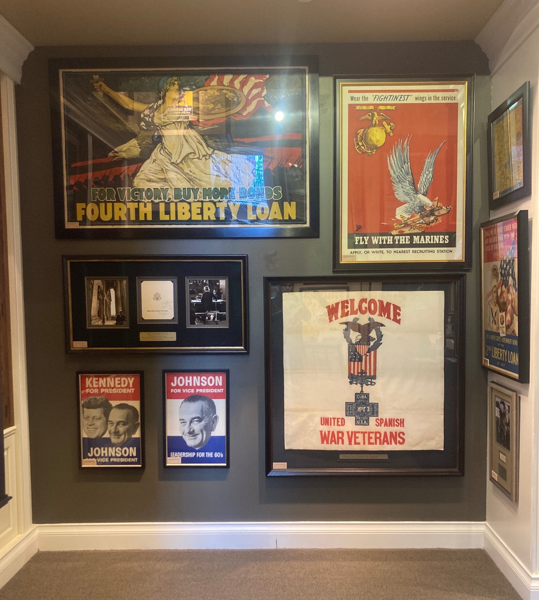"Johnson for Vice President. Leadership for the 60's" Vintage Campaign Poster, 1960 - The Great Republic