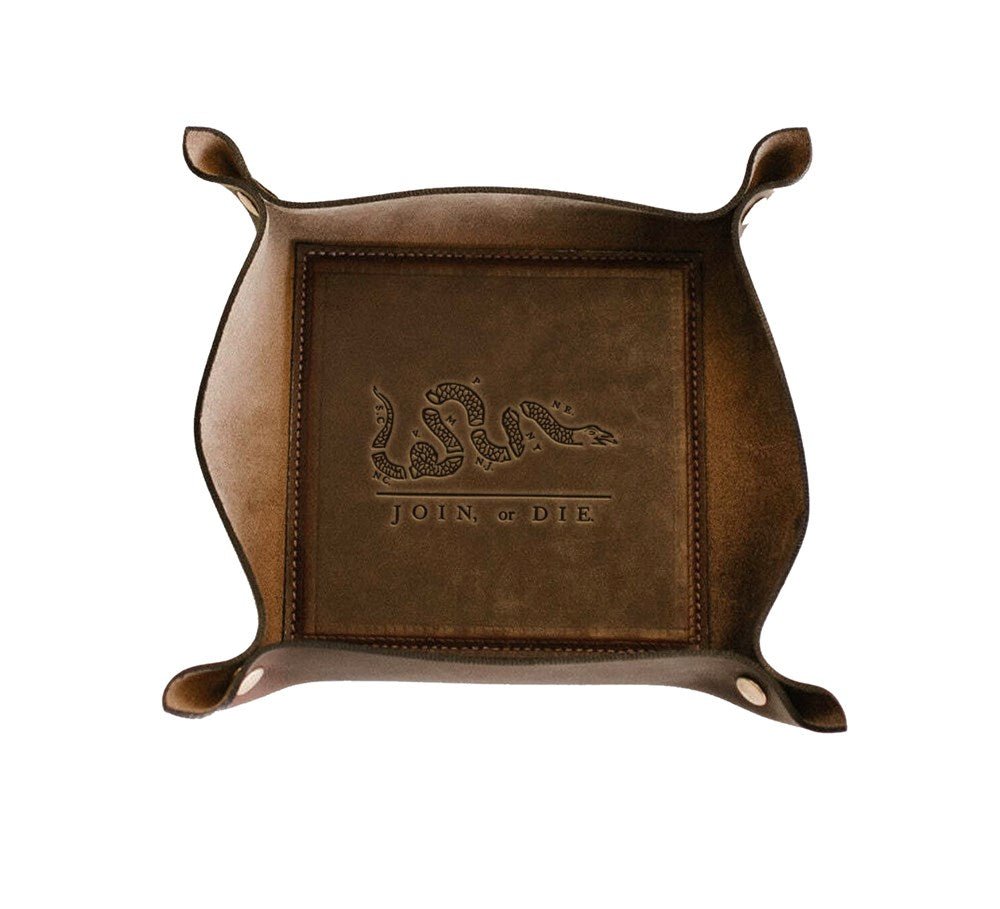 Join or Die Leather Valet - The Great Republic