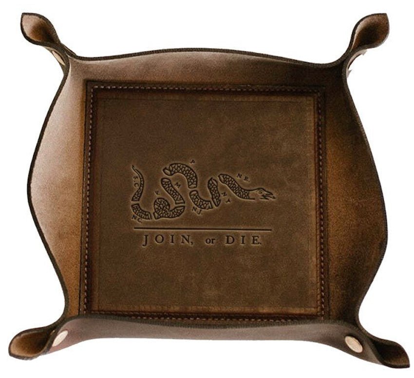 Join or Die Leather Valet - The Great Republic