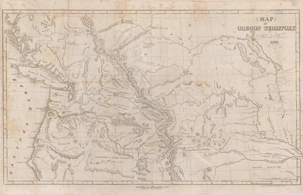 Journal of an Exploring Tour Beyond the Rocky Mountains by Rev. Samuel Parker, Fourth Edition, 1844 - The Great Republic