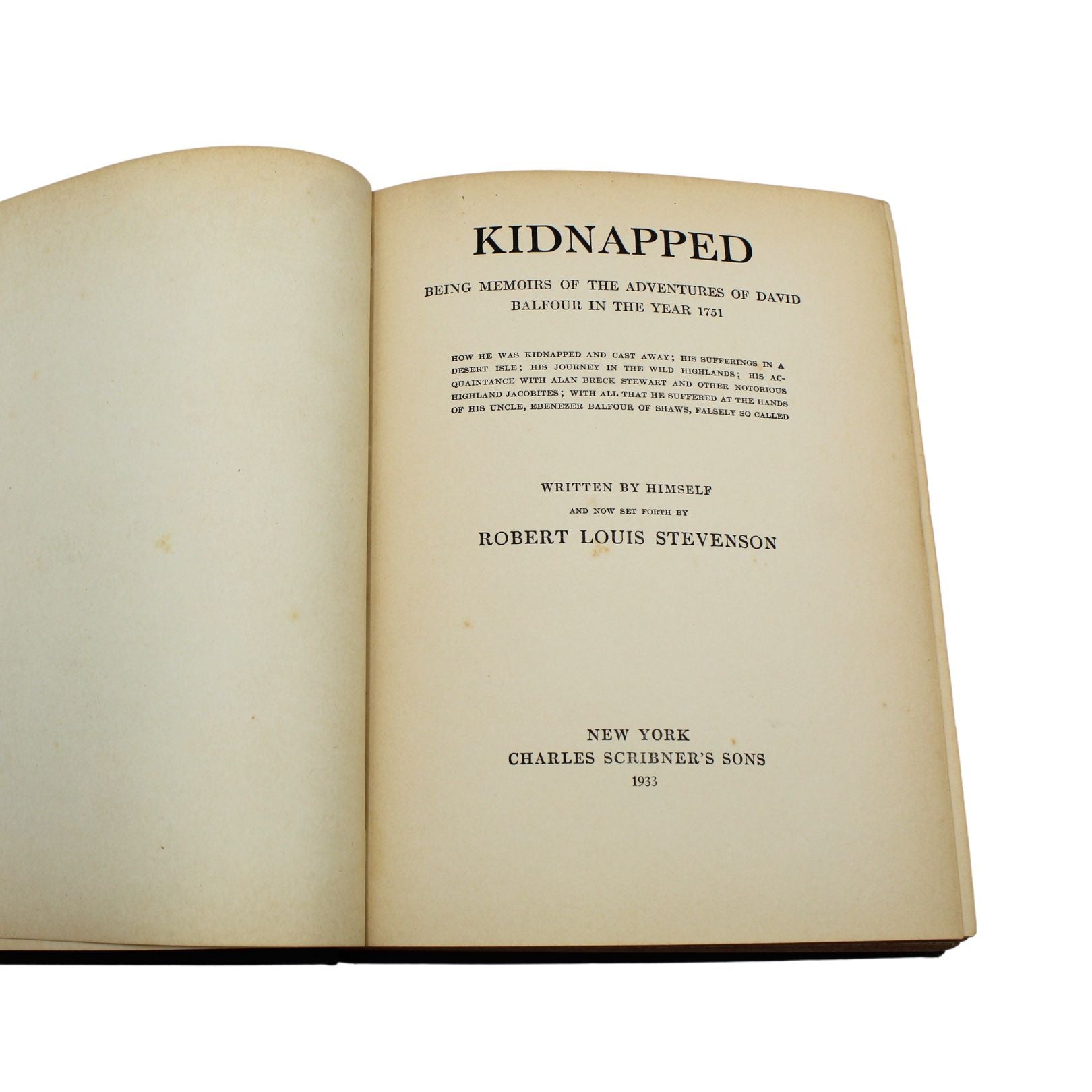 Kidnapped by Robert Louis Stevenson, Illustrated by N. C. Wyeth, 1933 - The Great Republic
