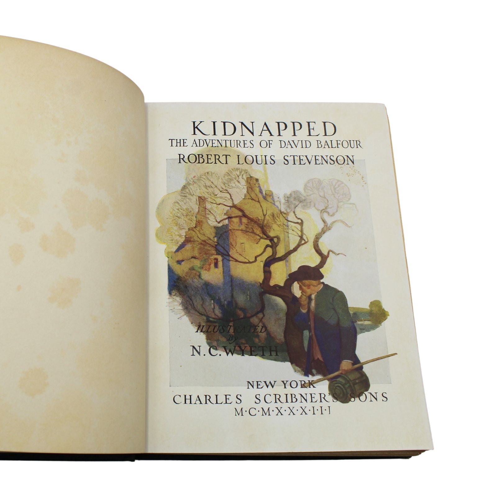 Kidnapped by Robert Louis Stevenson, Illustrated by N. C. Wyeth, 1933 - The Great Republic