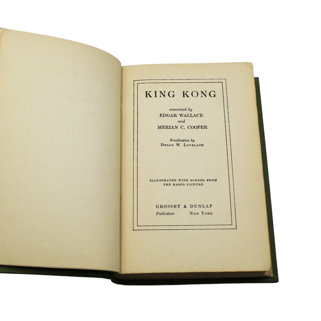King Kong by Delos W. Lovelace, First Photoplay Edition, 1932 - The Great Republic