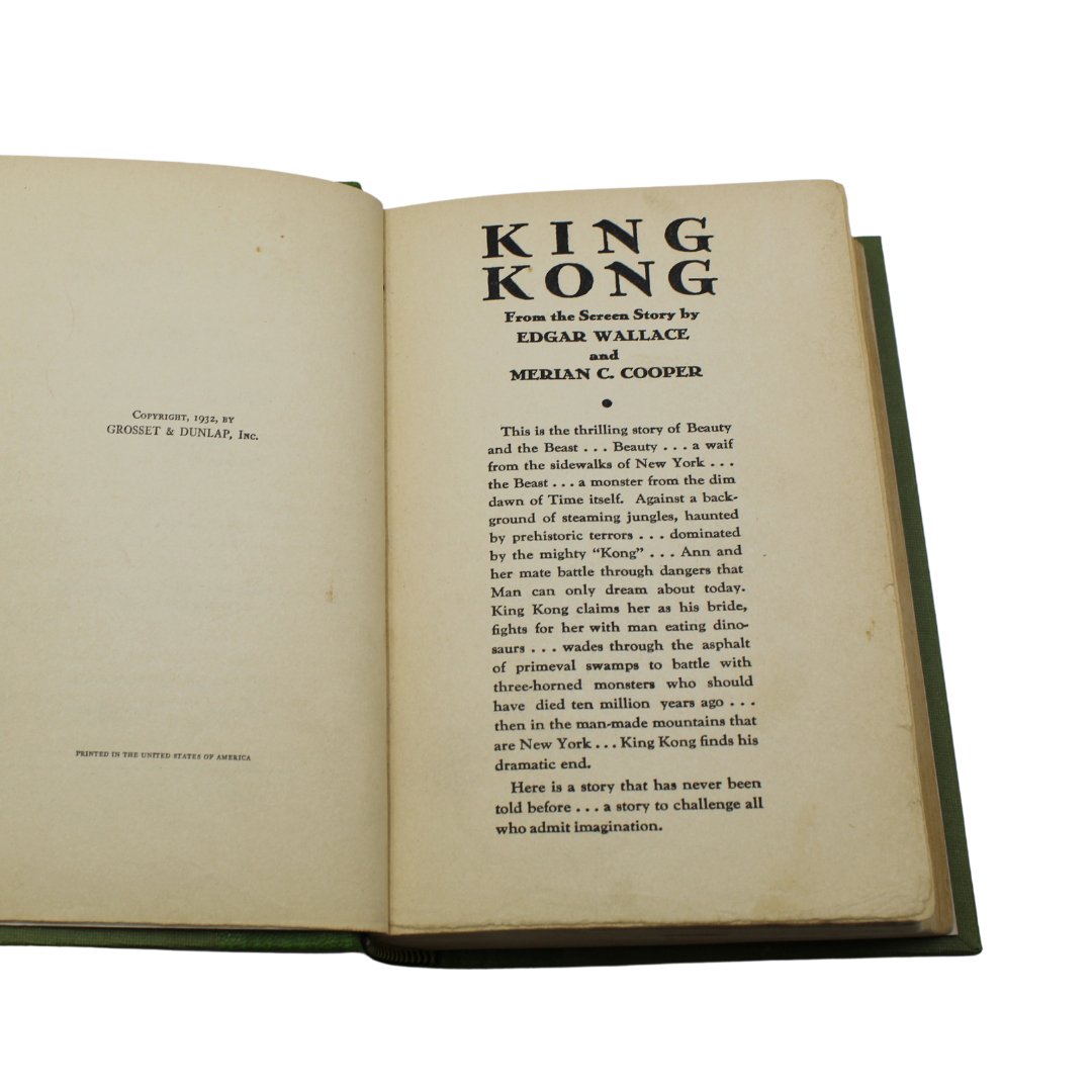 King Kong by Delos W. Lovelace, First Photoplay Edition, 1932 - The Great Republic