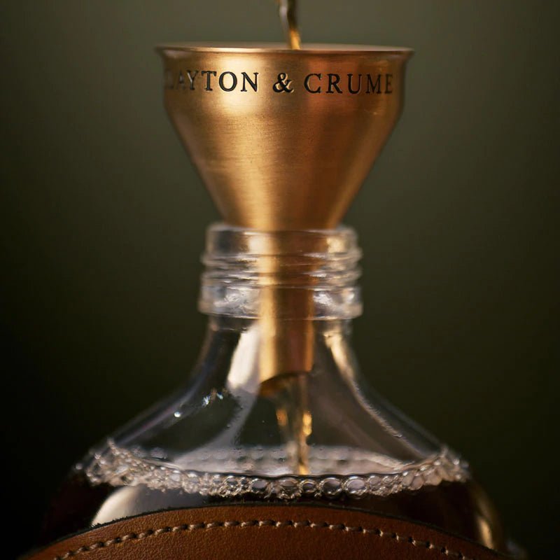 Leather Wrapped Glass Flask - The Great Republic