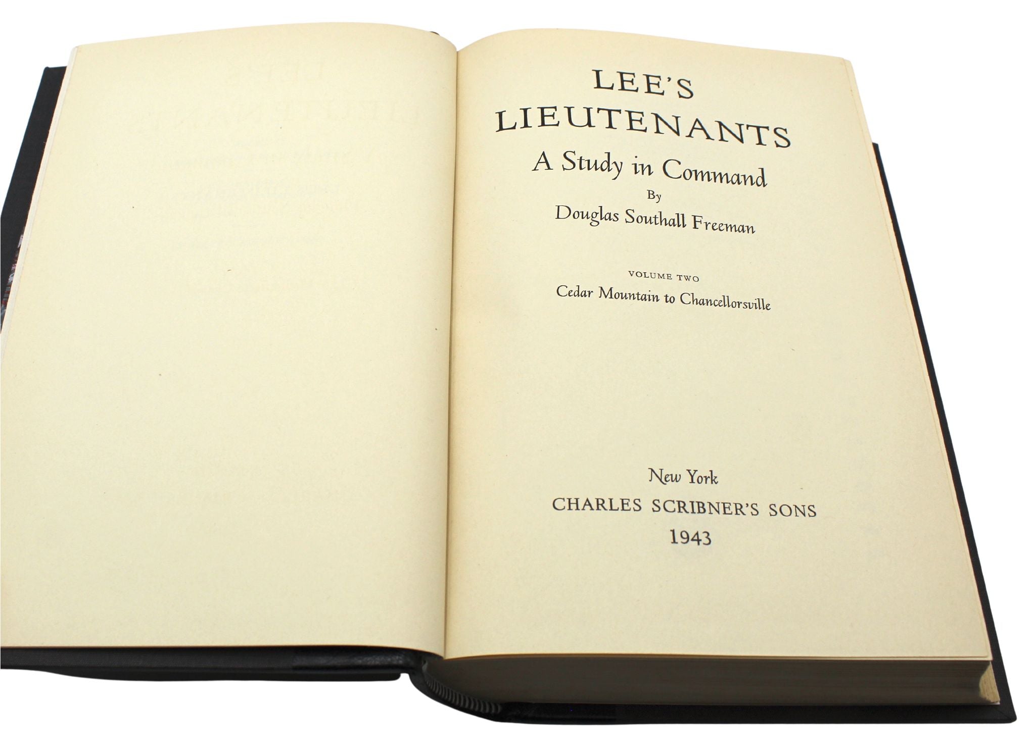 Lee's Lieutenants: A Study in Command by Douglas Southhall Freeman, First Edition, Three Volume Set, 1942 - The Great Republic
