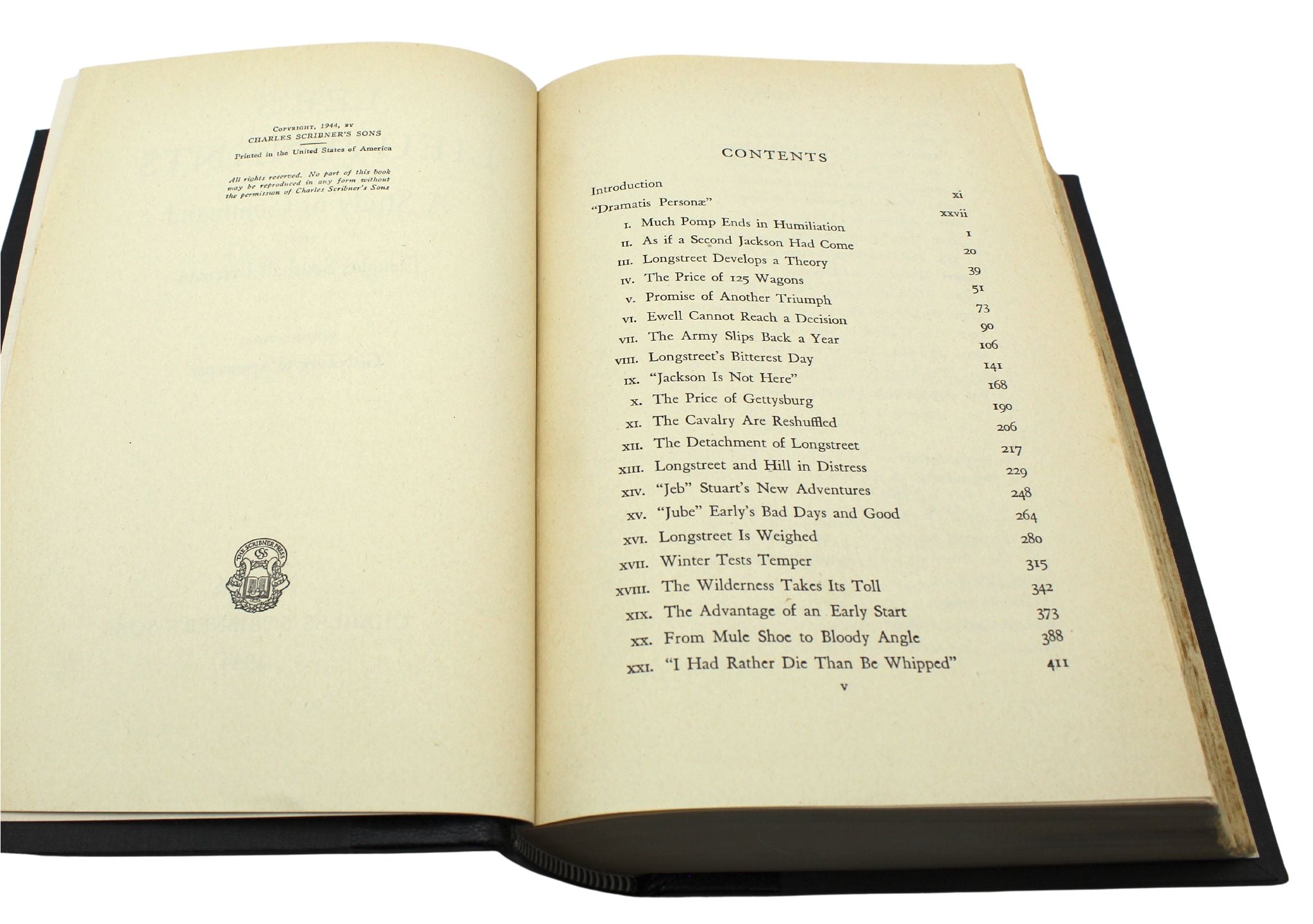 Lee's Lieutenants: A Study in Command by Douglas Southhall Freeman, First Edition, Three Volume Set, 1942 - The Great Republic