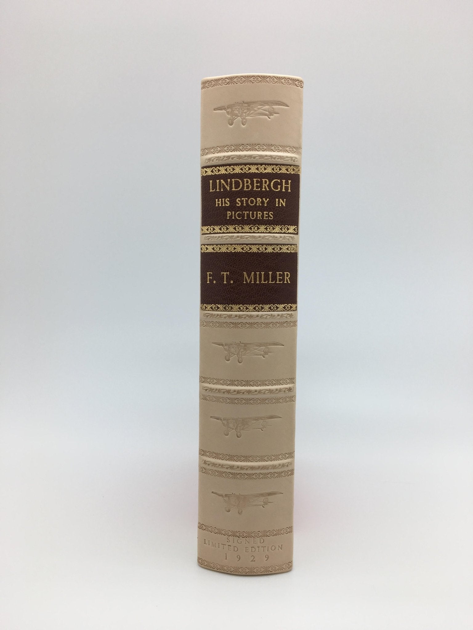 Lindbergh: His Story in Pictures by Francis Trevelyan Miller, Signed Collector's Edition, 1929 - The Great Republic