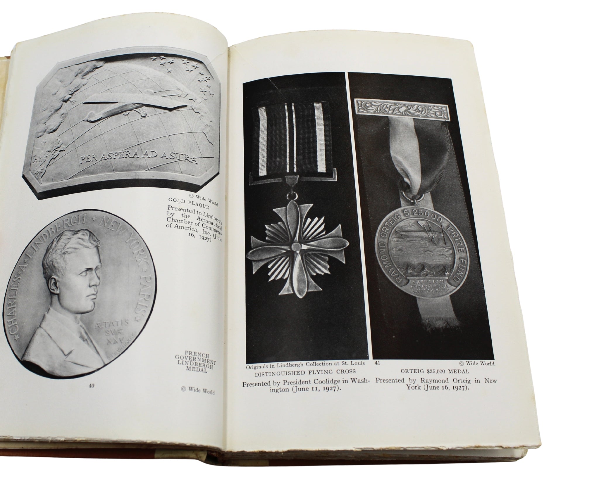 Lindbergh: His Story in Pictures by Francis Trevelyan Miller, Signed Collector's Edition, 1929 - The Great Republic